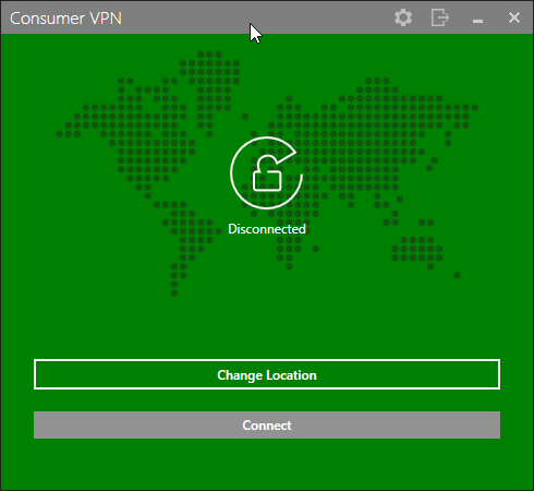 Connectivity Panel to Green